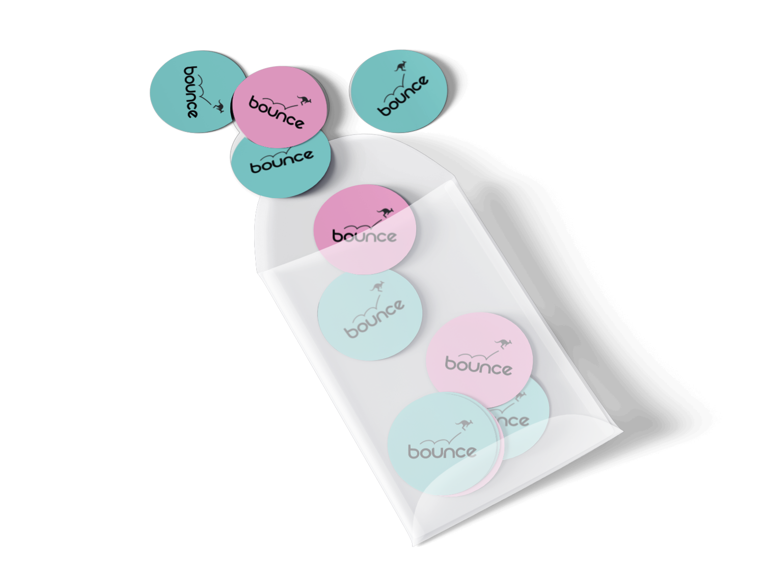 Bounce Sticker Design