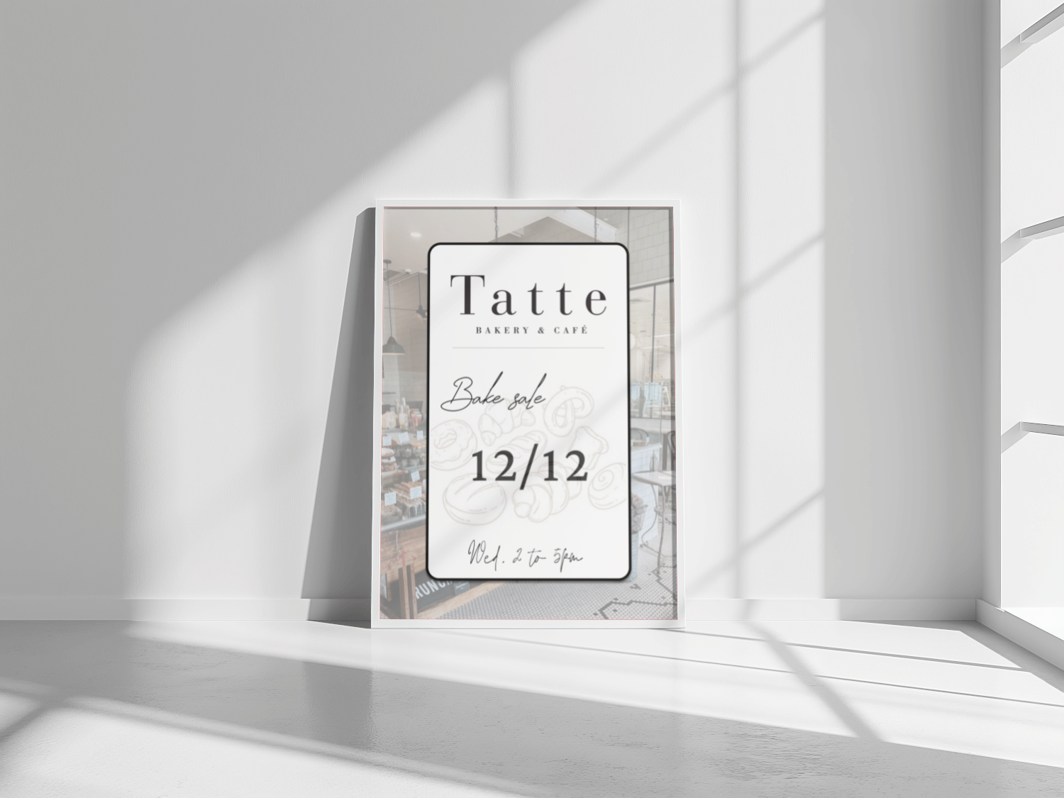 Tatte bakery - flyer Design